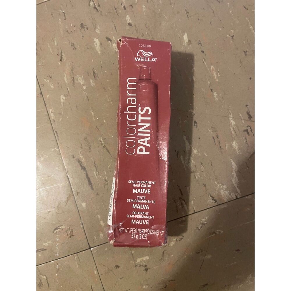 Unused Wella Color Charm Red Pink Semipermanent Hair Color Dye Mauve